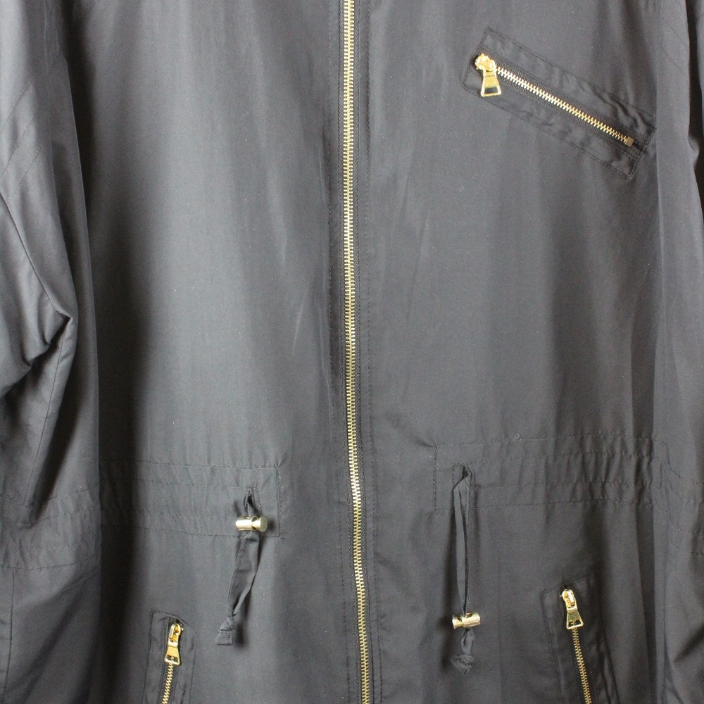 Women's Black Lightweight Jacket, Style & Co, XL - Picture 2 of 6